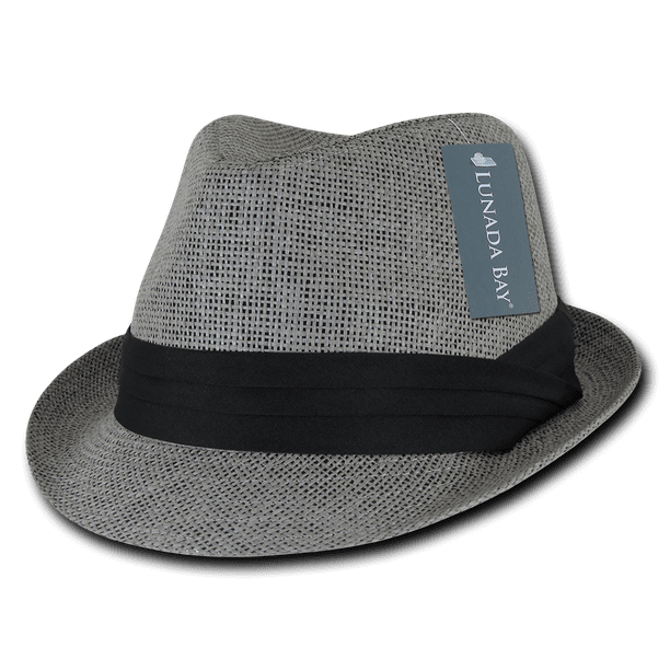 Decky Lunada Bay Paper Straw Fedora Fedoras Hatband Hat Hats For Men