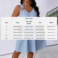 thumbnail image 3 of QSXADF Women's Summer Tank Sundress Mini Dress Fashion Casual Striped Graphic V-Neck Sleeveless Casual Regular Length Women's Dresses Vacation Dress, 3 of 5