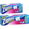 Ziploc Freezer Slider Bags, Gallon 24 ct & Quart 34 ct