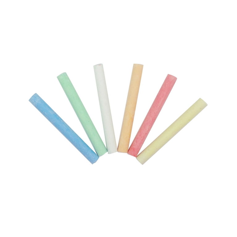 Navaris Dustless Chalk Pencil Sticks (Set of 4) - Fine-Tipped Chalkboard  Pencils for Tailors, Sewing, Blackboard, Glass - Includes Sharpener -  Colored