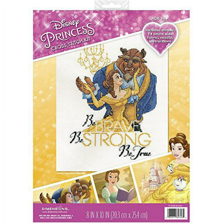 Disney Beauty And The Beast 11CT (40*60CM) Stamped Cross Stitch