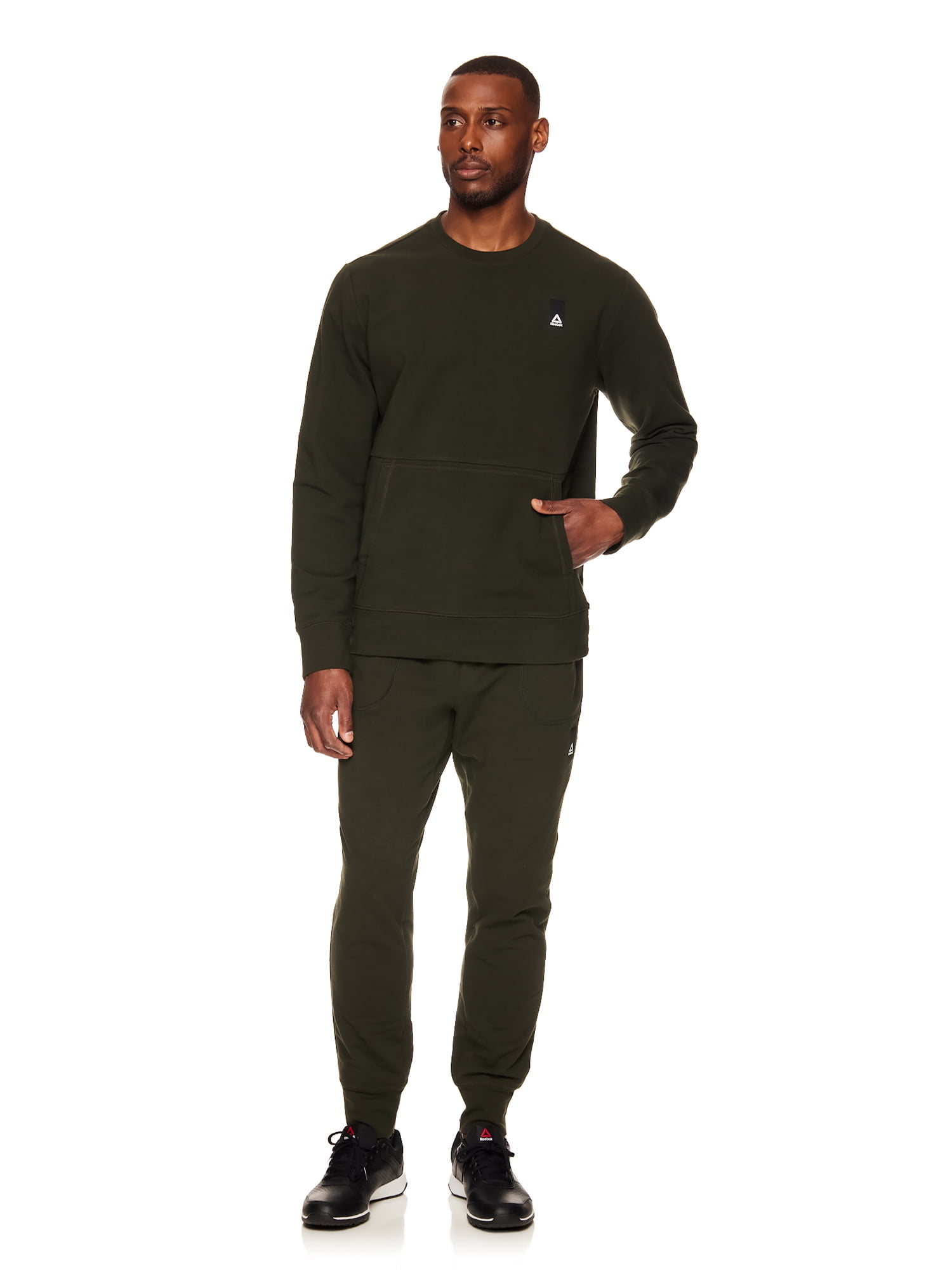 Reebok Men's Fundamental Crewneck Sweatshirt, up to Size 3XL
