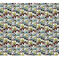 thumbnail image 2 of 1 Fat Quarter - Disney Mickey Minnie & Friends Block White Cotton Fabric - 21" X 18", 2 of 2