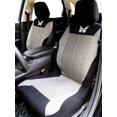 thumbnail image 2 of 17 Pcs Car Seat Cover Full Set for Women Universal Fit Car Front Rear Seat Covers, Fluffy Steering Wheel Covers, Fleece Handbrake Shift Cover, Hanging, 2 of 4