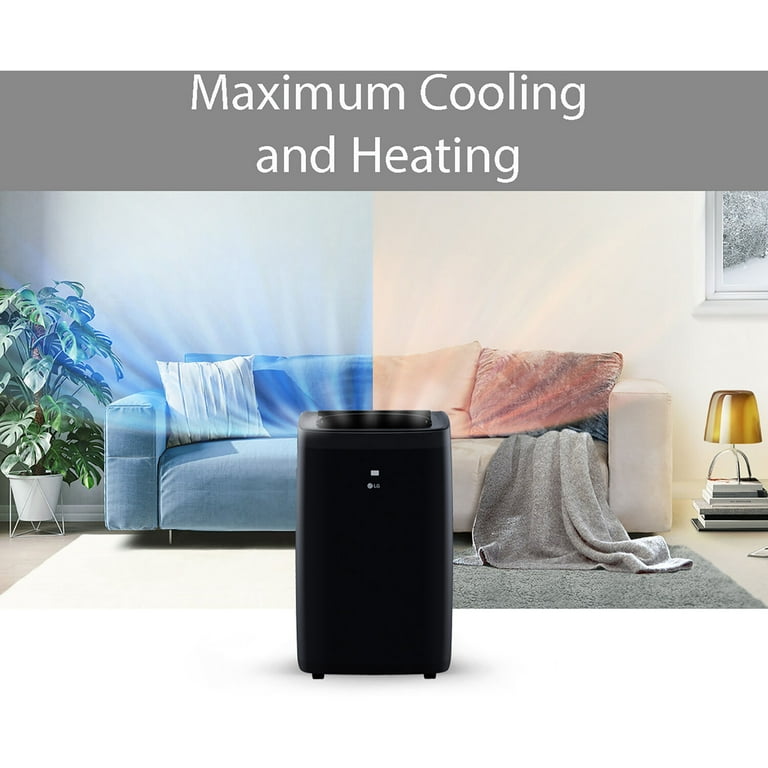 LG 10,000 BTU Portable Air Conditioner Cools 450 Sq. Ft. with