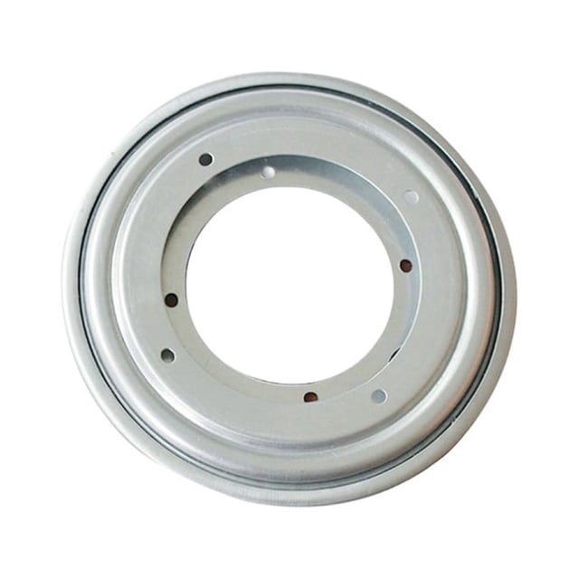 4 Types Heavy Duty Round Shape Galvanized Lazy Susan Turntable Bearing Rotating Swivel Plate Hardware For Kitchen Dining Table 5.5in