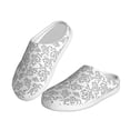 thumbnail image 2 of Wukai Snake Print Women's Indoor Bedroom Slipper Slip On Shoes, Unisex House Shoes with Anti-Skid Sole for Men, Gift for Women Men-35/36, 2 of 7