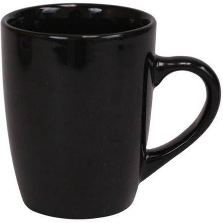 Cobalt Ceramic Mug - Home Basics Ceramic Mug, Black