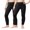 Black+Black, variant on GYRATEDREAM 1/2/3/4 Pack Girls Athletic Leggings Cross High Waisted Yoga Pants for Kids Dance Workout Running Tights with Pockets 6-15Y