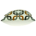 thumbnail image 4 of Parkland Collection Boxer Gray and Orange Decorative Throw Pillow, 20 x 20 Cotton Square Pillow, 4 of 7