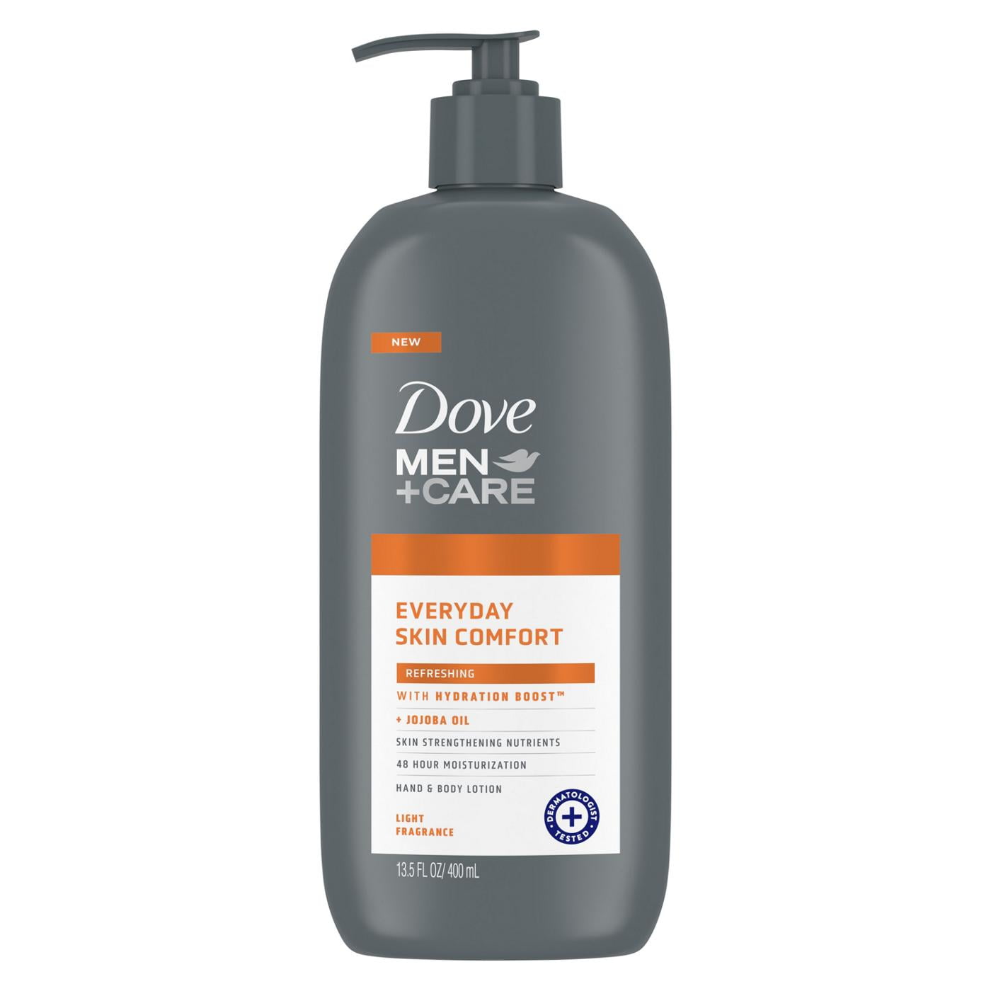 Dove Men+Care Refreshing Hand & Body Lotion - Jojoba Oil 13.5 oz