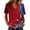 Red-#003, variant on Women's T-Shirt with 250th Anniversary 1776-2026 4th July Patriotic Tops V-Neck Short-Sleeved Usa Flag Independence Day Tee,Sky Blue XL