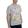 thumbnail image 2 of Bingfone Zebra Colourful Men'S Loose Fit Short-Sleeve Pocket T-Shirt, 2 of 7