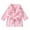 Pink B, variant on Esaierr Toddler Kids Boys Girls Fleece Robe Fall Winter Bathrobe Loungewear Little Boys Girls Plush Night-Robe Baby Soft Sleepwear Pajamas for 2-7 Years