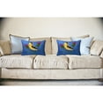 thumbnail image 2 of Betsydrake NC1214 Goldfinch & Thistle Noncorded Pillow - Large, 2 of 2