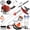 Red 5 in 1, variant on Gas Weed Wacker, 5 in1 Weed Eater Gas Powered Strong Powerful Full Functioning Guard Accessories Hedge Trimmer 52cc Petrol Hedge Trimmer Chainsaw Brush Cutter for Garden Lawn Ca Red