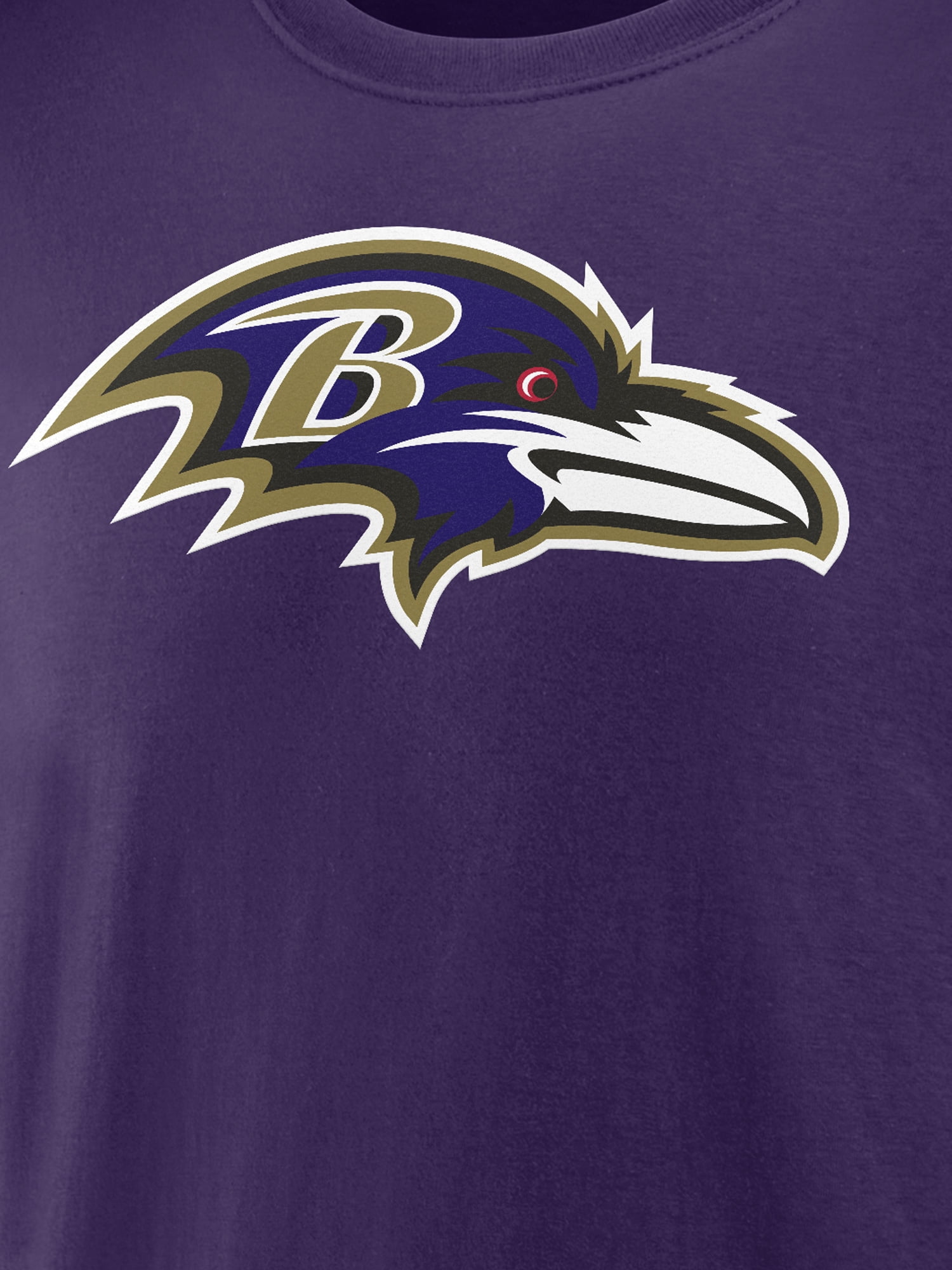 NFL Baltimore Ravens Men's Cotton Purple Short Sleeve T-Shirt