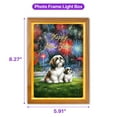 thumbnail image 5 of Happy New Year Shih Tzu Family Cheer Winter Midnight Firework Acrylic Plaque with Wood Photo Frame Box Lion Dog Lover Gifts Light Box - 02025, 5 of 5