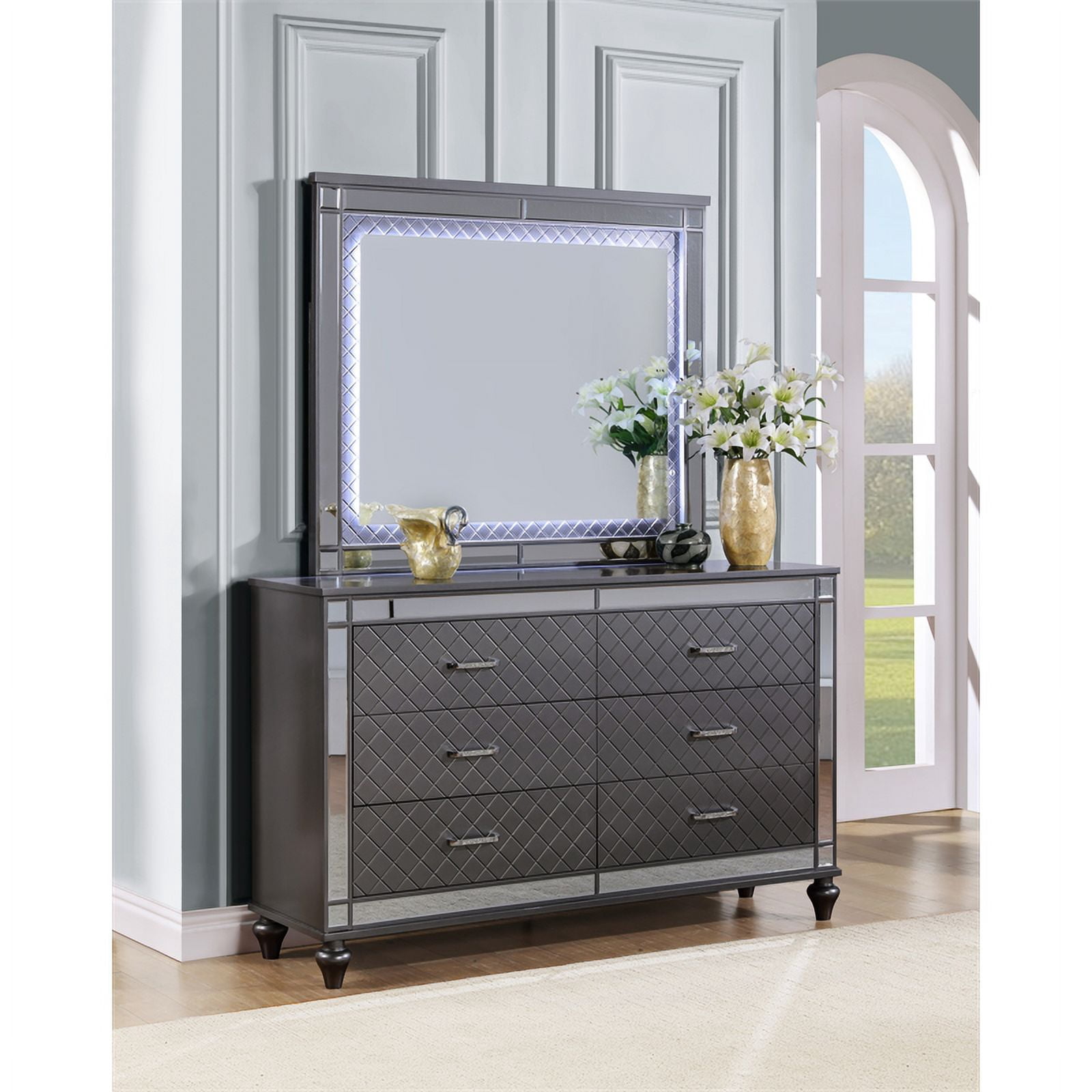 Glory Furniture Triton Chest in Cappuccino Color