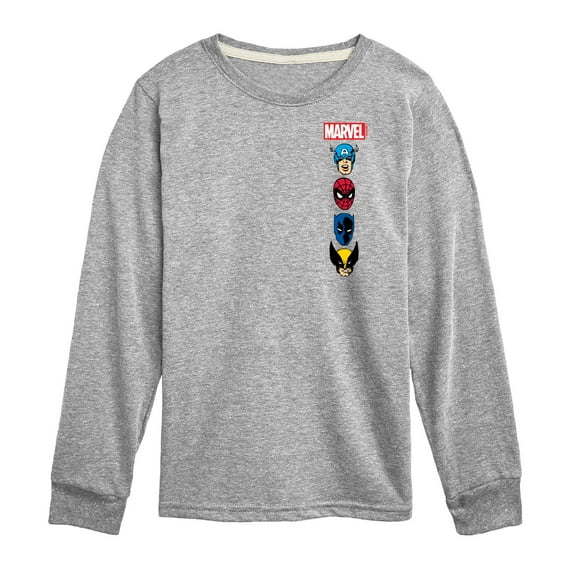 Marvel - Logos - Toddler And Youth Long Sleeve Graphic T-Shirt