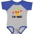 thumbnail image 3 of Inktastic First Birthday Hawaiian Pineapple Girls Baby Bodysuit, 3 of 5