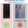 thumbnail image 6 of Shockproof for Galaxy S21 Ultra Case 5G, [Heat Dissipation] [No Fall-Off Kickstand] 360°Metal Ring Military Grade Protection Phone Case with Samsung Galaxy S21 Ultra 6.8 Inch, Red, 6 of 6