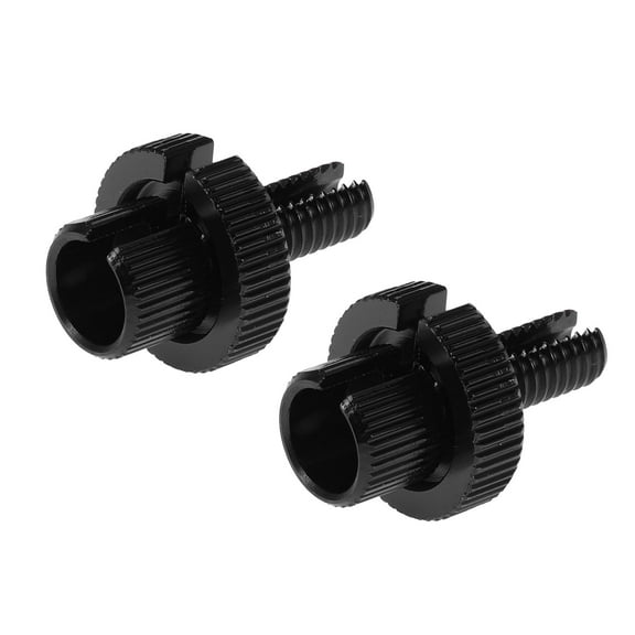 Unique Bargains Motorcycle Brake Lever Barrel Adjusters Screws M8 Motorcycle Brake Adjusting Screws Black 2 Pcs
