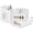 White, variant on USB C Wall  Charger Block, 100W 5-Port Type C   Block 3 Pack-PD Power Charger Adapter QC 3.0 USB Multiport Charger Brick for  17 16,  Series MacBook/Air, iPad, etc.