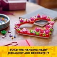 thumbnail image 5 of LEGO Heart Ornament Building Toy - Valentines Day Craft & Gift for Girls & Boys, Ages 9+ - Build & Display Home Decor - 40638, 5 of 8