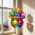 thumbnail image 5 of TechToyHub Shamrock Sun Catcher,6.69 Inch Green Acrylic St.Patrick’s Day Ornaments for Window Porch Outdoor Decor,2D Four Leaf Clover Hanging Decoration with Chain,Weather Resistant, 5 of 5