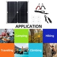 thumbnail image 5 of charging panel,20 Watt 12 Dsfen Panel 60a Pwm Battery Clips 22% Solar Panel Clips 22% Rv Kit 12 Volt Solar Lanru Panels Qisuo 20, 5 of 7