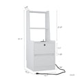 thumbnail image 3 of Spacious Storage & Charging - Nightstand for Keeping Essentials Close and Charging Devices, 3 of 5