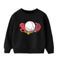 thumbnail image 2 of Rbaofujie Baby Girl Long Sleeve Sweatshirt Tops Basic Solid Color Sweater Shirts Kid Fall Clothes, 2 of 3