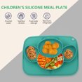 thumbnail image 3 of OULII Silicone Plates for Baby Divided Design with Strong Adsorption 1Set, 3 of 8