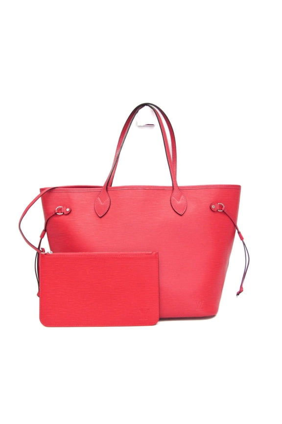 Pre-Owned Louis Vuitton Epi Neverfull MM Women's Tote Bag Pink Red