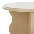 thumbnail image 6 of Safavieh Lilith Wavy Modern Wood Round End Table, Natural, 6 of 11