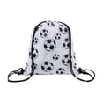 thumbnail image 2 of Ohmyroo Soccer Drawstring Backpack Sports Storage Pouch Organizer for Youth Travel, 2 of 6