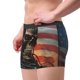 thumbnail image 2 of Balery Cyberpunk Skull American Flag Calzoncillos bóxer para hombre, ropa interior de algodón suave y transpirable con cinturilla de nailon-Medium, 2 of 5