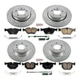 thumbnail image 3 of PowerStop Front and Rear Z23 Evolution Sport Carbon-Fiber Ceramic Brake Pad and Drilled & Slotted Rotor Kit Fits: BMW Select Models K5728, 3 of 10