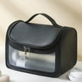 thumbnail image 2 of DHARMONAL Light Transparent Makeup Bag Sundries Hand Held Cosmetics Daily Necessities Portable Organizer Makeup Makeup Holder Cute Makeup Organizers And Storage Zippe Pouch Vie Long Shaving Brush, 2 of 4