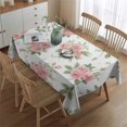 thumbnail image 2 of Pioneer Flower Floral Print Pattern Rectangle Tablecloth 60"x84",Waterproof Polyester Rectangle Table Cloth, Wipeable Spillproof Polyester Tablecloth for Dining, Camping, Indoor and Outdoor, 2 of 5