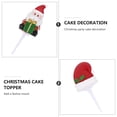 thumbnail image 3 of EeaseMX 1 juego de 6 adornos para tartas navideñas, palillos para tartas de fiesta, decoraciones de frutas (colores surtidos), 3 of 8