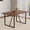 Brown2(L140), variant on JUFU 55'' White Dining Table with Gold Metal Legs, Modern Kitchen Table for 4–6