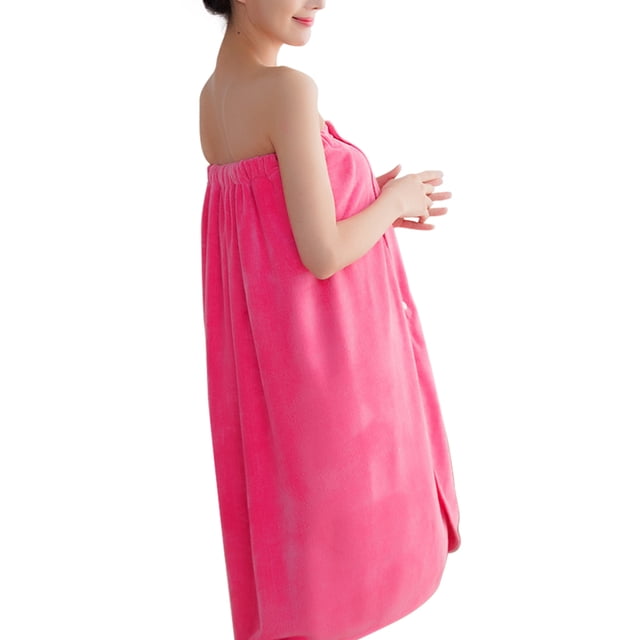 Toalla de baño usable para mujer, falda de baño con parte superior de tubo ajustable, adecuada para natación de belleza SPA