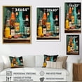 thumbnail image 4 of Designart "Pop Art 1950S Soda EFlow II" Modern Floater Framed Wall Decor, 4 of 7