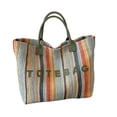thumbnail image 2 of Bolso de mano grande tipo tote | Bolso de hombro | Bolso de mano tejido | Poliéster ligero y resistente | Bolso resistente al agua para uso diario, 2 of 6