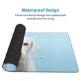 thumbnail image 4 of Bingfone Puppy Licks Nose Large Gaming Mouse Pad,Extended Desk Mousepad With Stitched Edges,Non-Slip Base,Water Resist Keyboard Pad For Gamer, Office & Home, 29.5 X 16 In, 4 of 9
