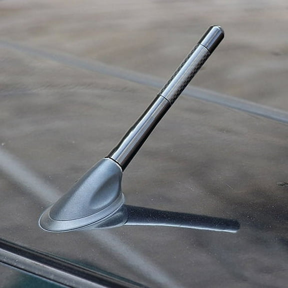 SPRING PARK Universal Car short Antenna accessories Carbon Fiber Radio FM Antena