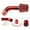 Red, variant on 3" Cold Air Intake for Honda CR-V 1999-2020, Civic 1999-2020, Odyssey 1998-2021, Hyundai Sonata 1999-2021, High Performance, Black