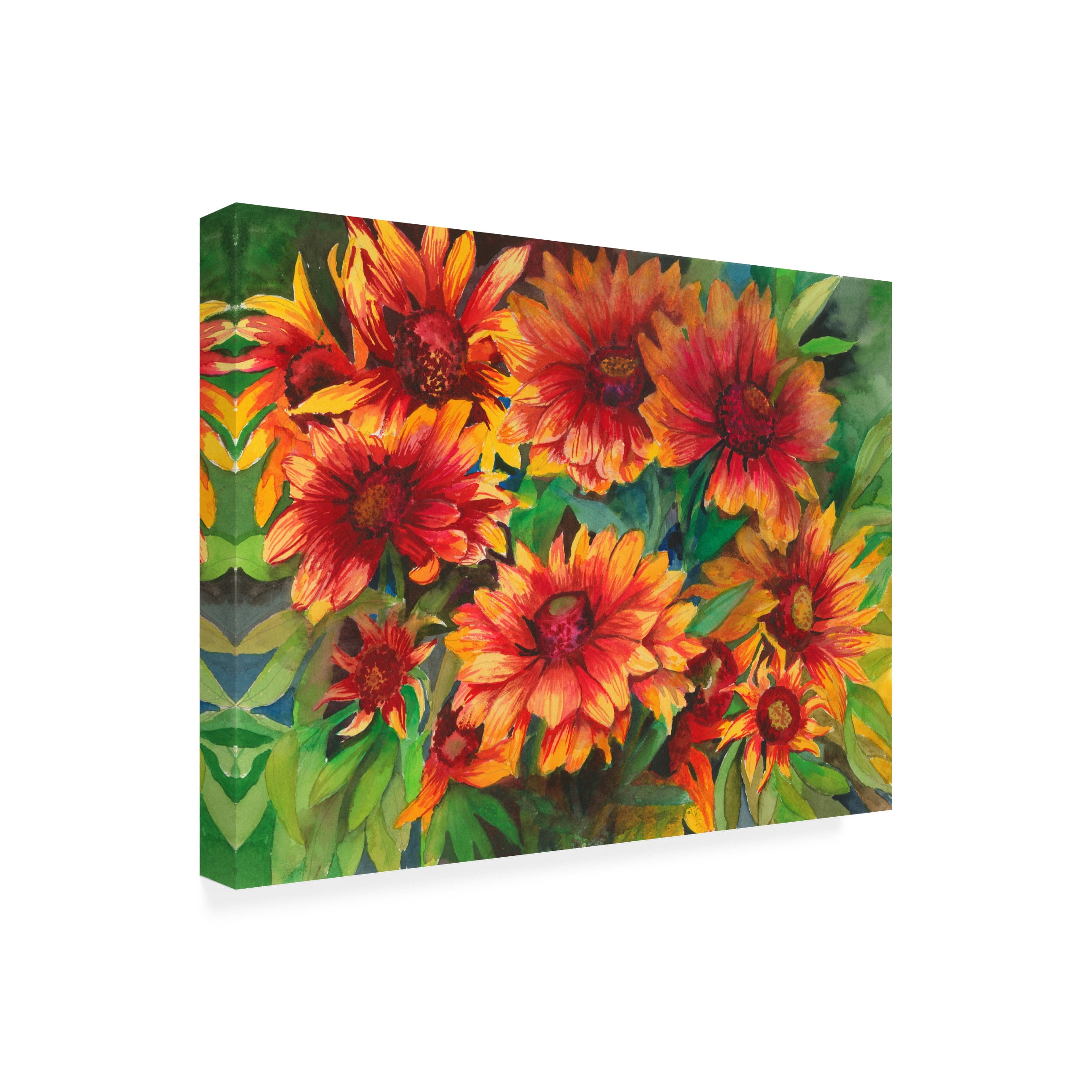 Joanne Porter 'Red Hots' Outdoor Canvas 18x24